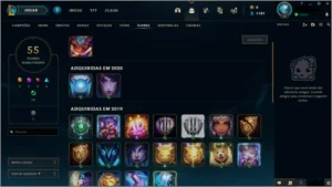 CONTA LVL 40 SMURF-OURO 2 SEASON PASSADA -27 CHAMPS-13 SKINS - League of Legends LOL