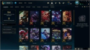 CONTA LVL 40 SMURF-OURO 2 SEASON PASSADA -27 CHAMPS-13 SKINS - League of Legends LOL