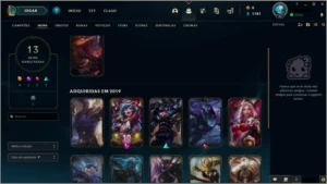 CONTA LVL 40 SMURF-OURO 2 SEASON PASSADA -27 CHAMPS-13 SKINS - League of Legends LOL