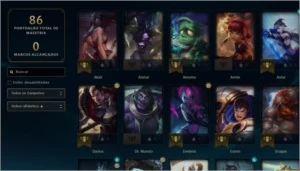 Conta de lol no platina - League of Legends