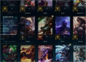 Conta de lol no platina - League of Legends