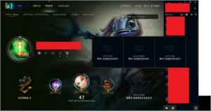 Conta de League of Legends Basica LOL