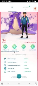 Conta Pokemon Go - Nivel 34 - Pokémon