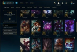 Conta ouro 4 com 17 skins e 45 champs - League of Legends LOL