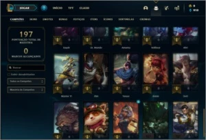 Conta ouro 4 com 17 skins e 45 champs - League of Legends LOL
