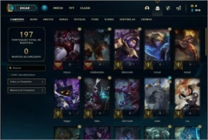 Conta ouro 4 com 17 skins e 45 champs - League of Legends LOL