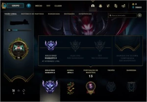 Vendo conta d2 win rate bom - League of Legends LOL