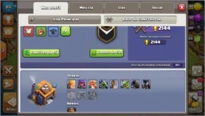 Cv9 full + casal 30. - Clash of Clans