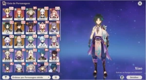 GENSHIN IMPACT: CONTA (AR56) - 6 Pers. 5* / 6 Armas 5*