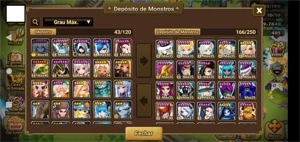 Summoners Wars - Conta Global, vários NAT 5*e algumas Skins.