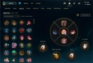 Conta de Lol com mais de 640 skins - League of Legends