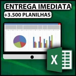 MEGA Pack +15.000 Planilhas Excel Editáveis + BRINDE