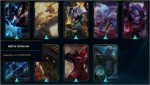 CONTA LOL 🌟 PLATINA 4 🌟 70 SKINS 🌟 141 CAMPEOES - League of Legends
