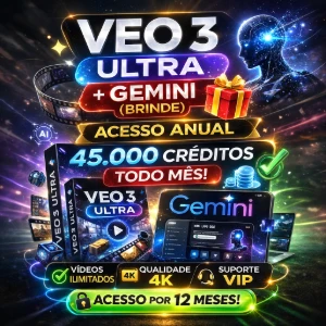 🔥 Veo 3 Ultra + Gemini De Brinde - Premium