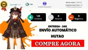 ✨ CONTA COM HUTAO 5⭐ SEM VÍNCULOS✨ - Genshin Impact