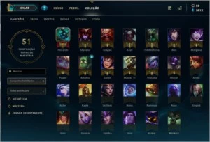 CONTA PLATINA 2 - League of Legends LOL