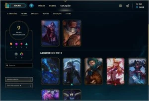 CONTA PLATINA 2 - League of Legends LOL