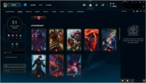 Conta lol 110 champs/ 51 skins/ unranked - League of Legends