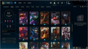 Conta lol 110 champs/ 51 skins/ unranked - League of Legends