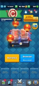 Conta Clash Royale, nível 11, arena 14 e 10 lendárias