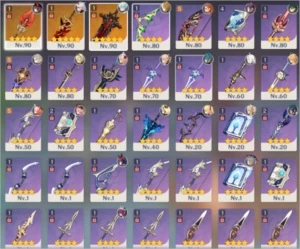 CONTA AR 56 8 PERSONAGENS 5* 3 ARMAS 5* - Genshin Impact