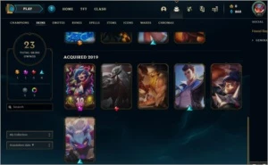 V > Atual GOLD4 MD5 com 23skins e 54champs(Plat4 na passada) - League of Legends LOL