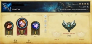 Conta Prata 2 / 21 Champs - League of Legends LOL