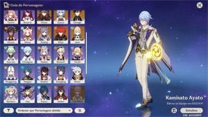 ✧ Genshin impact conta com 10 personagens 5 estrelas✧