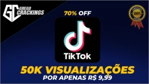[Promoção] 50K Visualizações TIKTOK por apenas R$ 9,99 - Redes Sociais