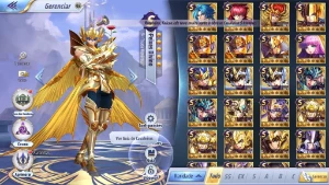 Saint seiya Awakening com mais de 3400 Gemas Avançadas SSA