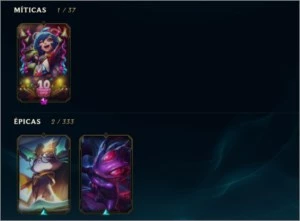 Conta unranked 12 skins - League of Legends LOL
