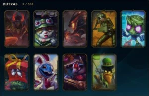 Conta unranked 12 skins - League of Legends LOL