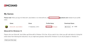 conta minecraft leia o anúncio