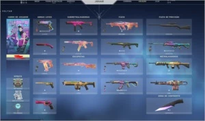 Conta valorant imortal muita skin e VP