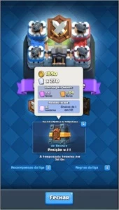 conta lvl11 com os melhores baús - Clash Royale