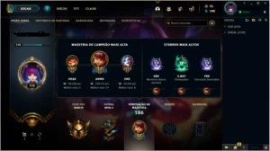 Conta lol lvl 112 ouro 4, varios icones, emotes, skins raras - League of Legends