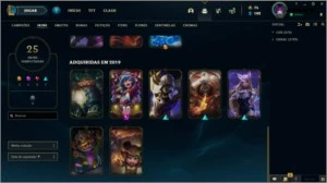 Conta lol lvl 112 ouro 4, varios icones, emotes, skins raras - League of Legends