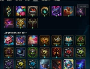 CONTA UNRANKED 149 CHAMPIONS E 223 SKINS - League of Legends LOL