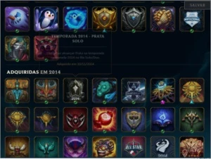 CONTA UNRANKED 149 CHAMPIONS E 223 SKINS - League of Legends LOL