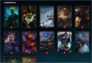 CONTA UNRANKED 149 CHAMPIONS E 223 SKINS - League of Legends LOL