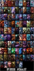 Conta antiga Skins Raras e Ícores Raros - League of Legends LOL