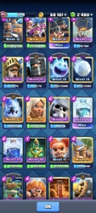 Clash Royale conta top para jogar