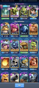 Clash Royale conta top para jogar