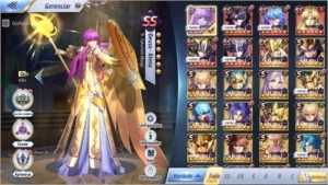 Conta SSA sevirdor A2 + 41 LVL 80. - Saint Seiya Awakening