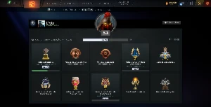 Dota 2 - Conta 3K mmr + 148 double down + Zeus Arcana.