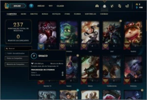 Conta prata 4 com 38 skins e 74 champs - League of Legends LOL