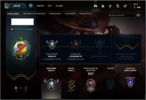 Conta prata 4 com 38 skins e 74 champs - League of Legends LOL