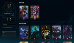 Conta 128 Skins + 151 Campeõs - Ouro - Preço De Banana - League of Legends LOL