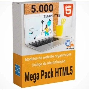 Mega Pacote 5.000 Templates Modelos Html5 Bootstrap E Css - Outros