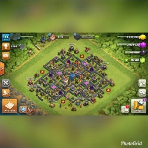 Clash of Clans CV 12 Barato 10kk + de gemas